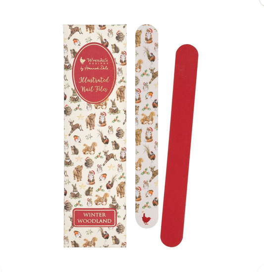 ‘Winter Wonderland’ Woodland Animals Christmas Nail Files