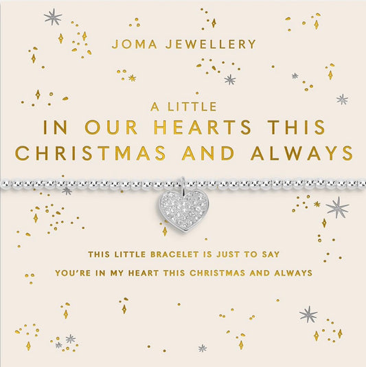 Joma Jewellery A Little ‘In Our Hearts This Christmas And Always’ Bracelet