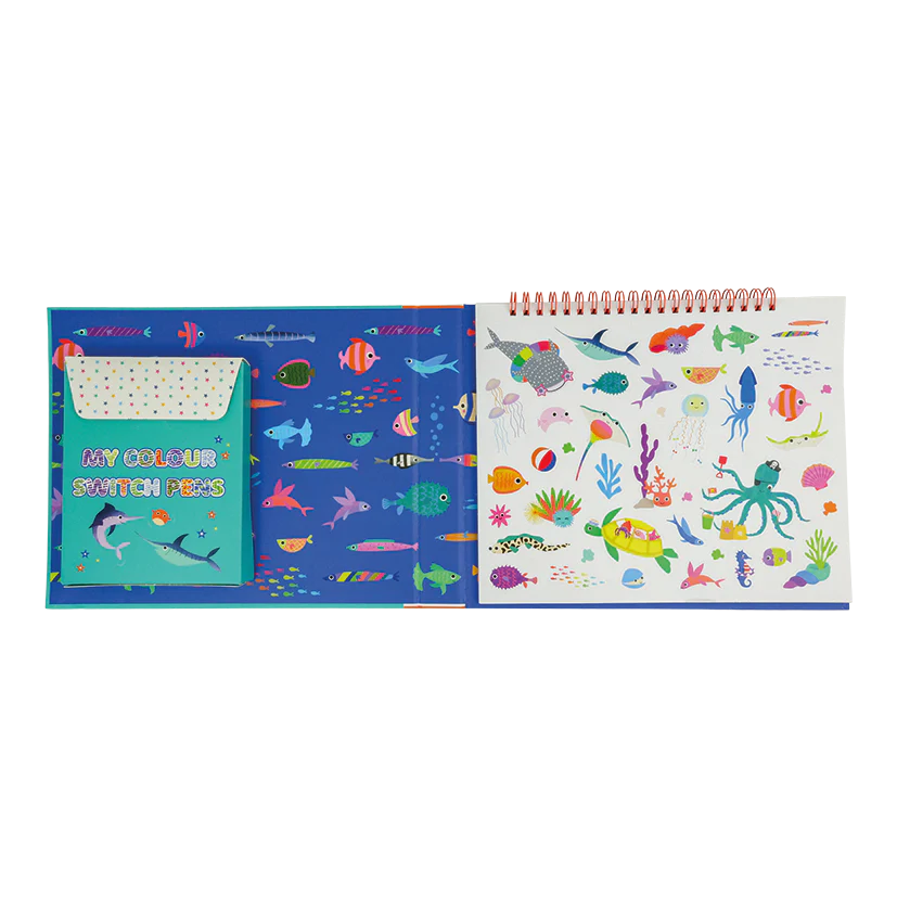 Colour Switch Magic Pens & Book - Ocean Adventures