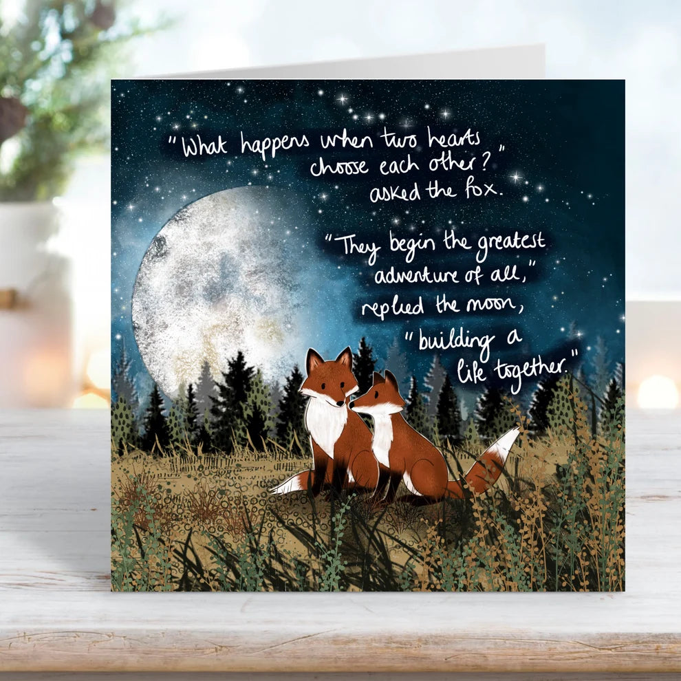 ‘Hearts Choose' Wedding, Anniversary Single Greeting Card