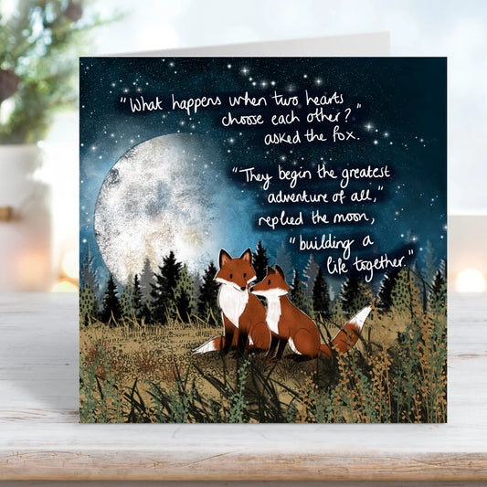 ‘Hearts Choose' Wedding, Anniversary Single Greeting Card