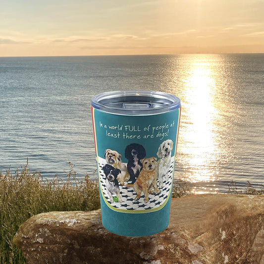 Funny Dogs Travel Cup | Small Vacuum Tumbler