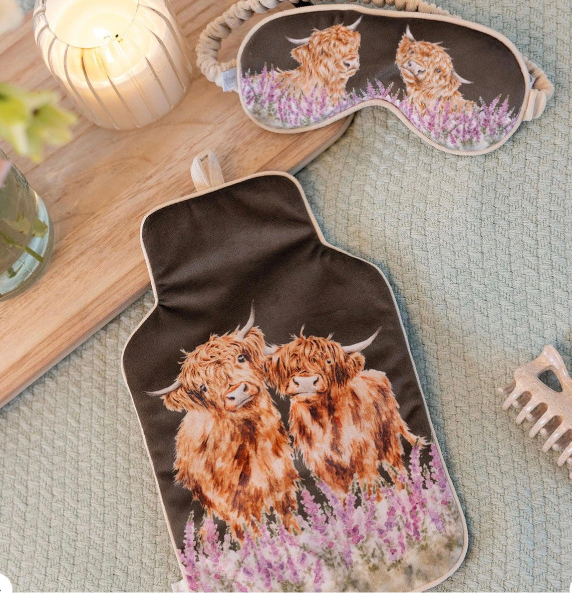 Wrendale “Just For Moo” Highland Cow Eye Mask