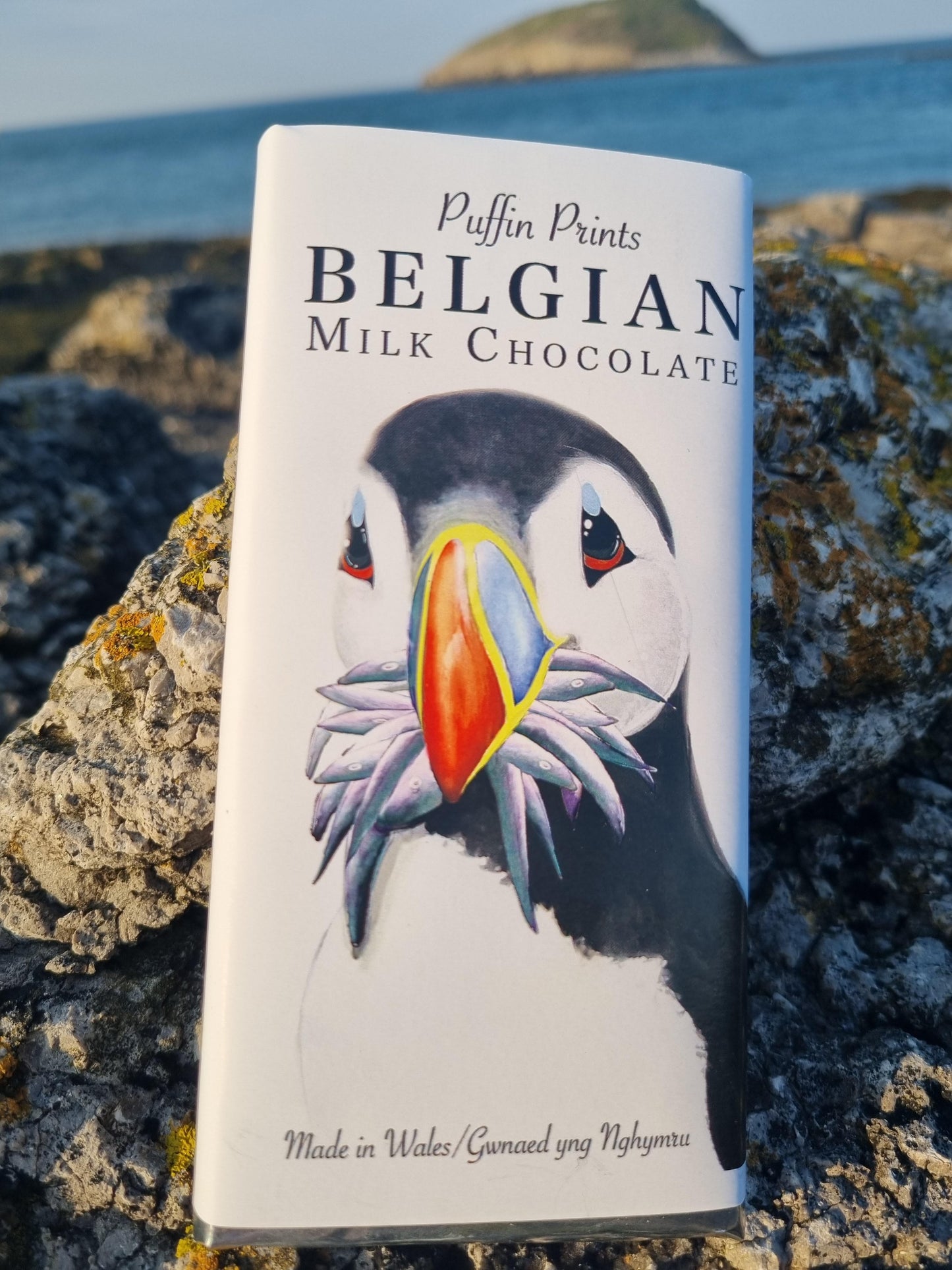 Puffin Prints Belgian Chocolate Bar