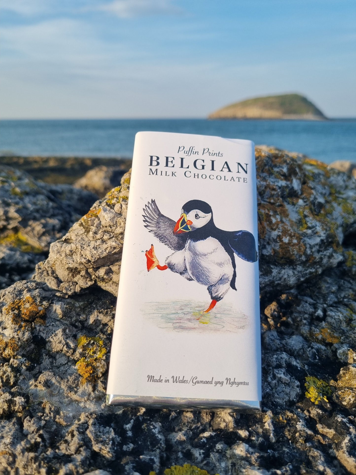 Puffin Prints Belgian Chocolate Bar