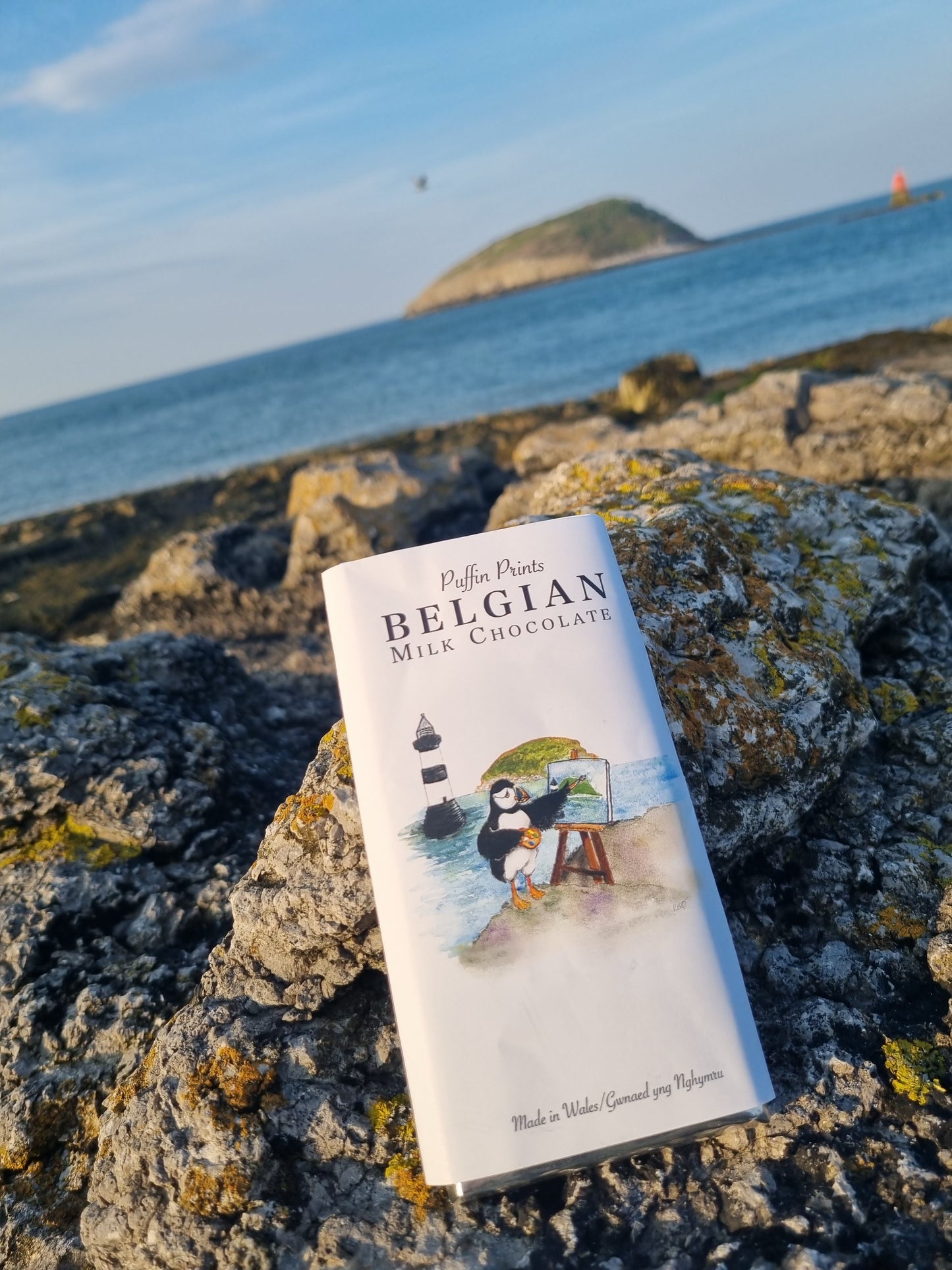 Puffin Prints Belgian Chocolate Bar