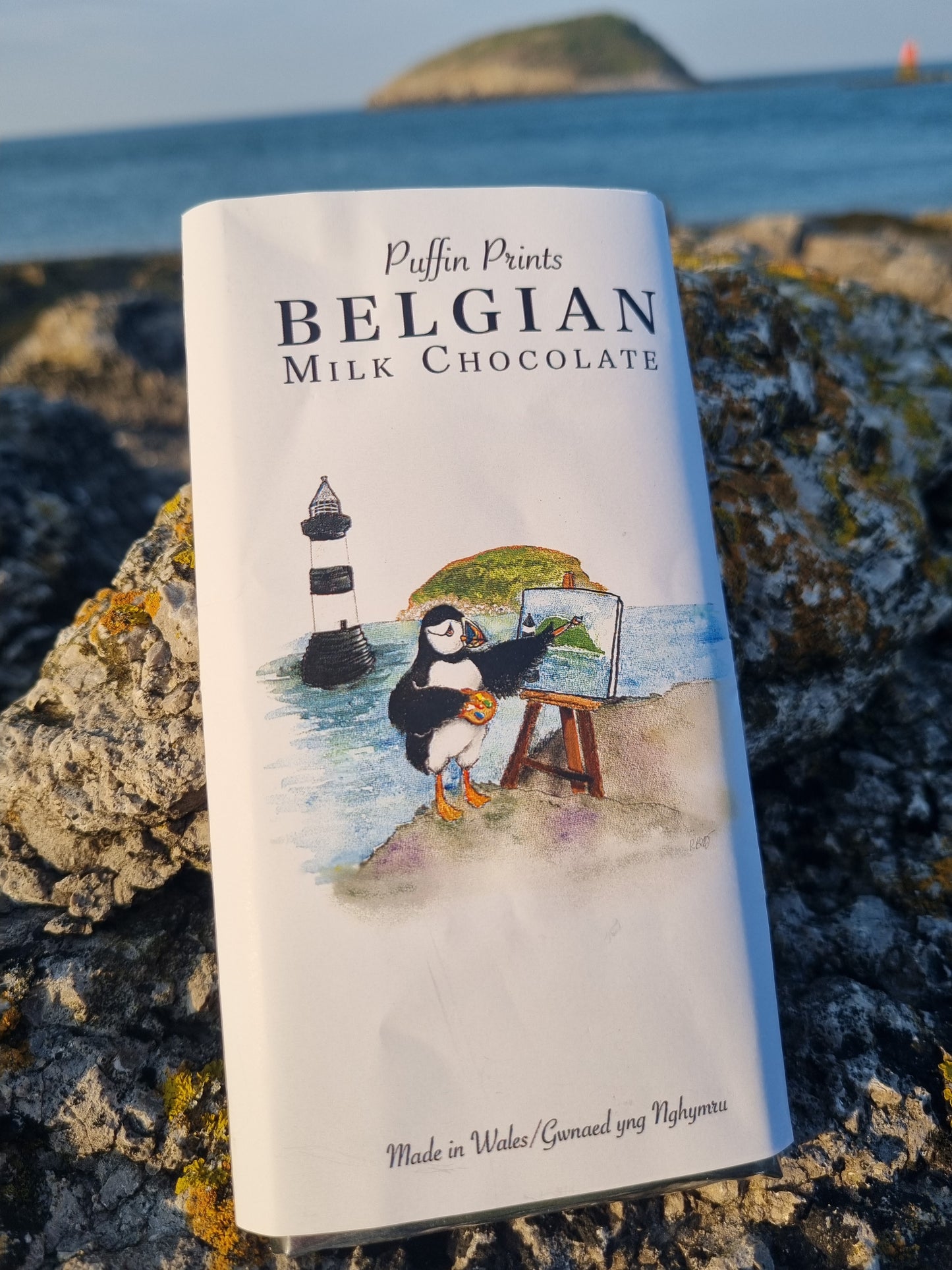 Puffin Prints Belgian Chocolate Bar