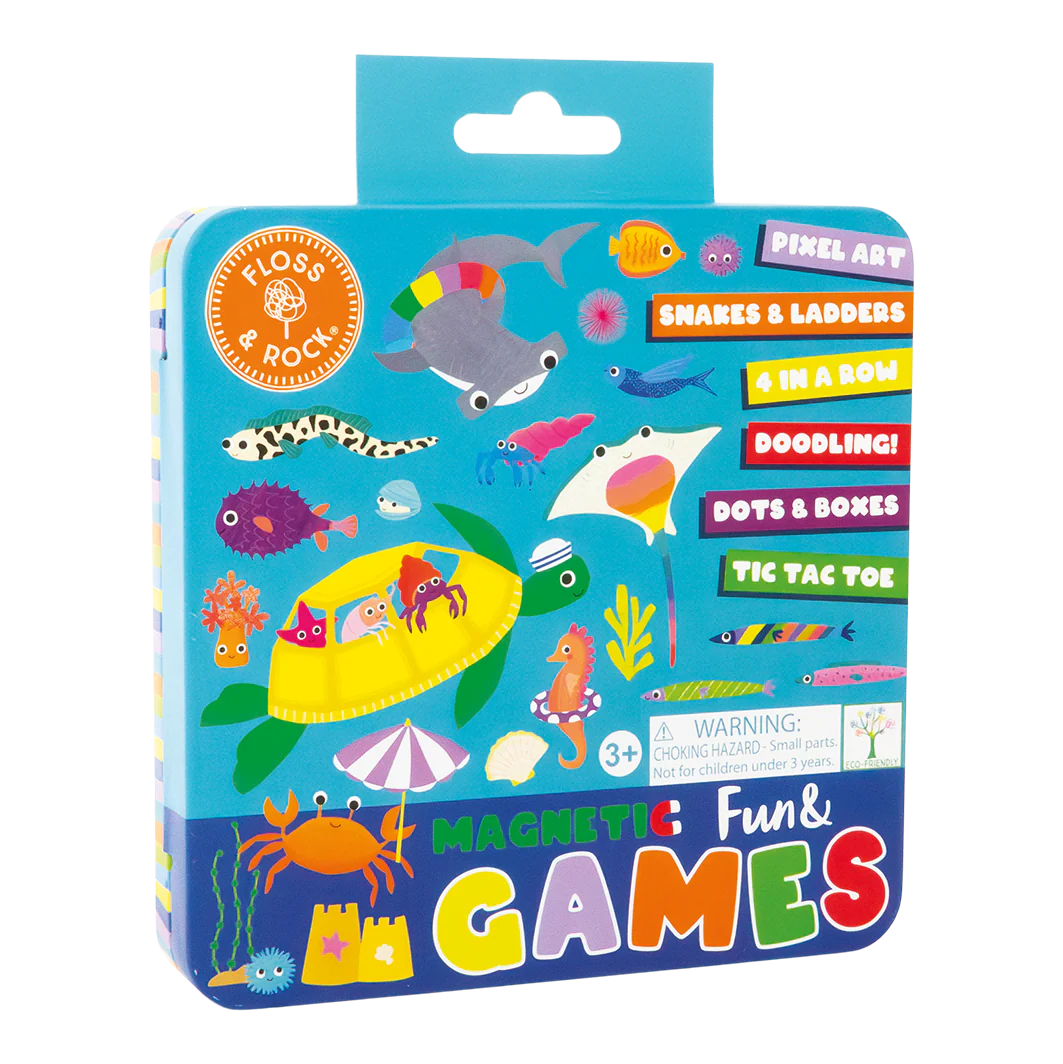 Magnetic Fun & Games Tin Set - Ocean