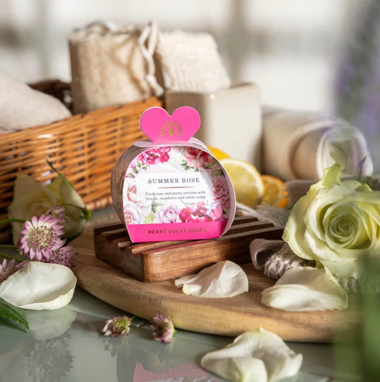 Signature Summer Rose - Heart Guest Soaps