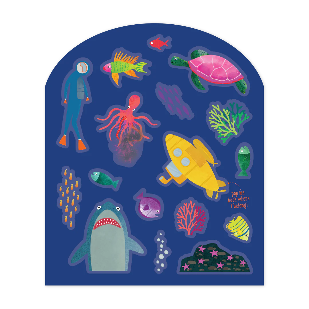 Stick N Play - Deep Sea Reusable Stickers & Sticker Scene Book
