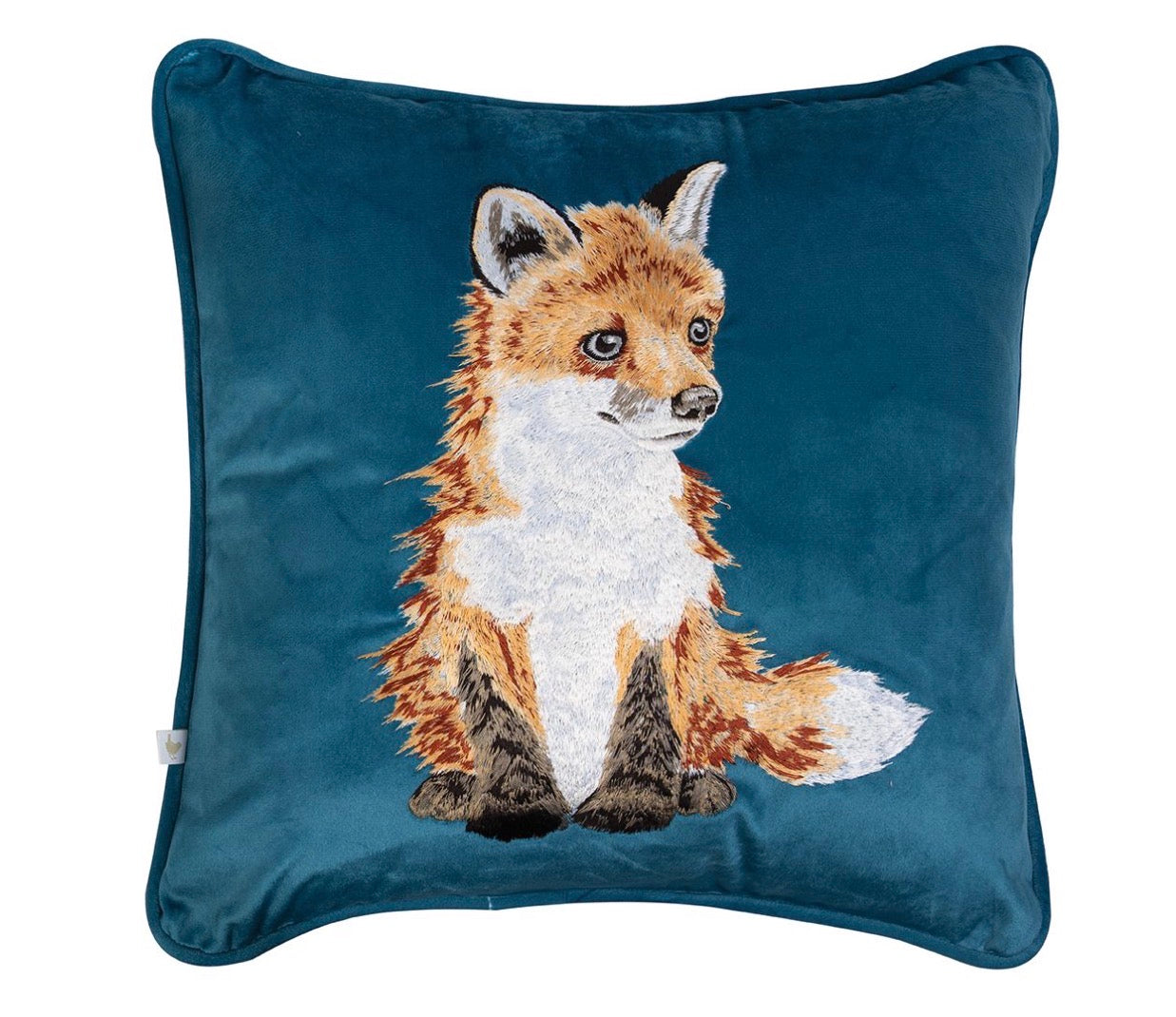 Wrendale Daydreamed Fox Embroidered Cushion