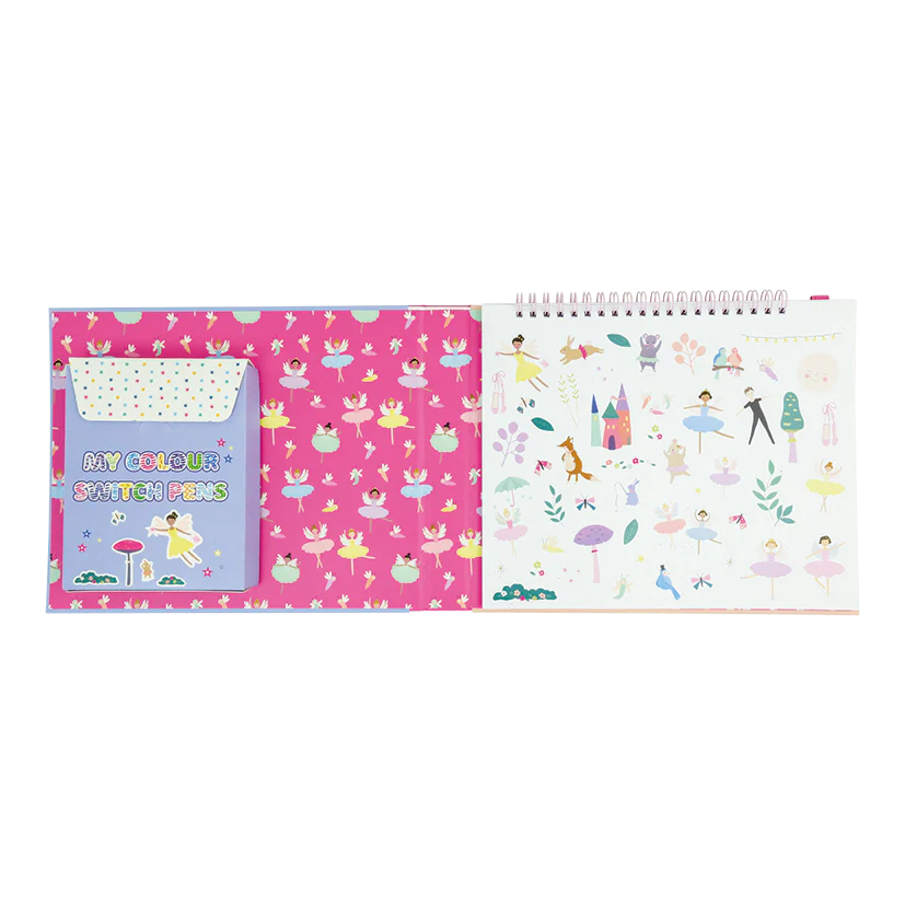 Colour Switch Magic Pens & Book - Enchanted