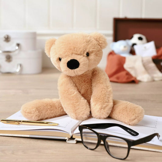 Hudson The Plush Long Leg Light Brown Teddy Bear 30cm