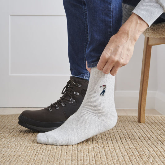 Sweet William Golfer Sports Wool Socks