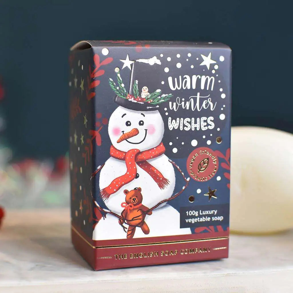 Christmas Snowman Mini Soap