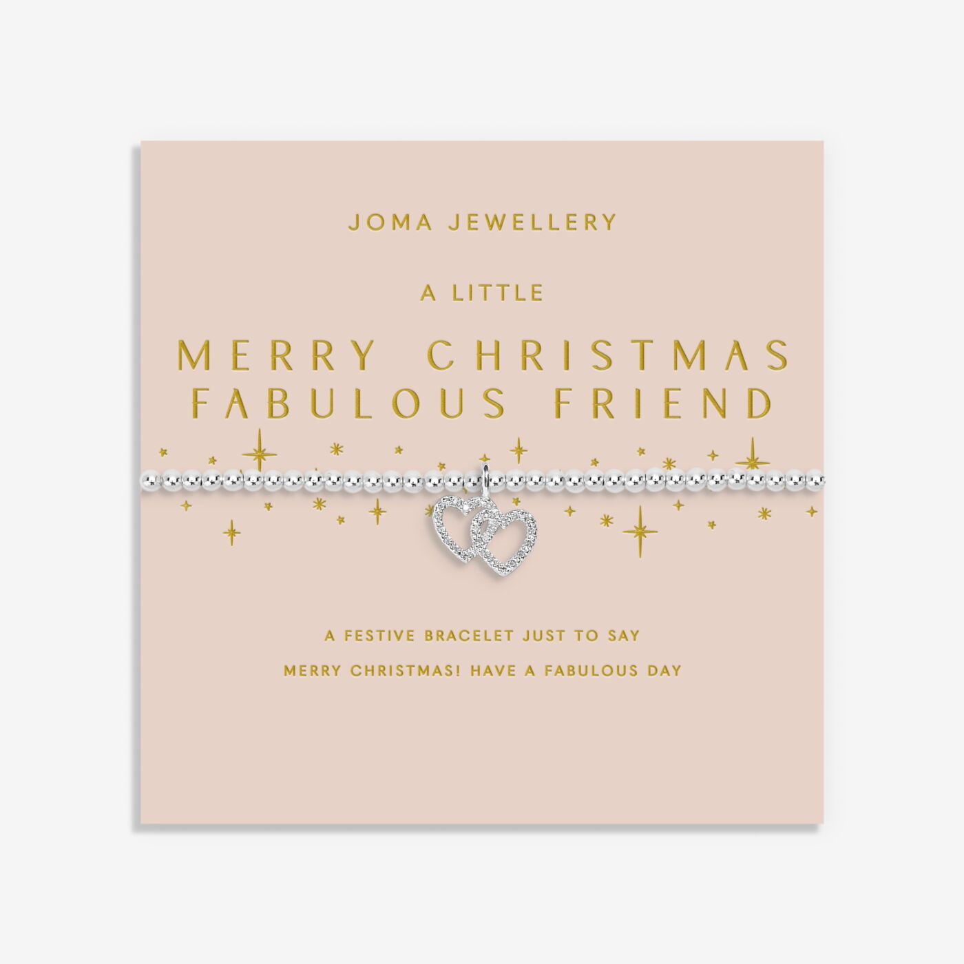 Christmas A Little 'Merry Christmas Fabulous Friend' Bracelet