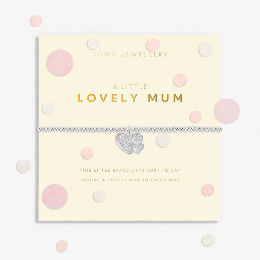 Joma Confetti A Little 'Lovely Mum' Bracelet In Silver Plating