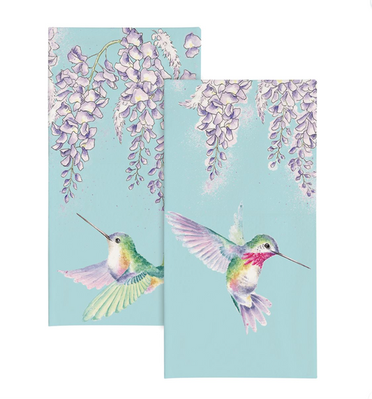 ‘Wisteria Wishes’ Hummingbird Pocket Tissues