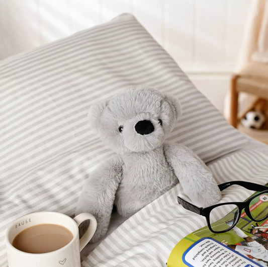 Ste The Plush Long Leg Grey Teddy Bear 30cm