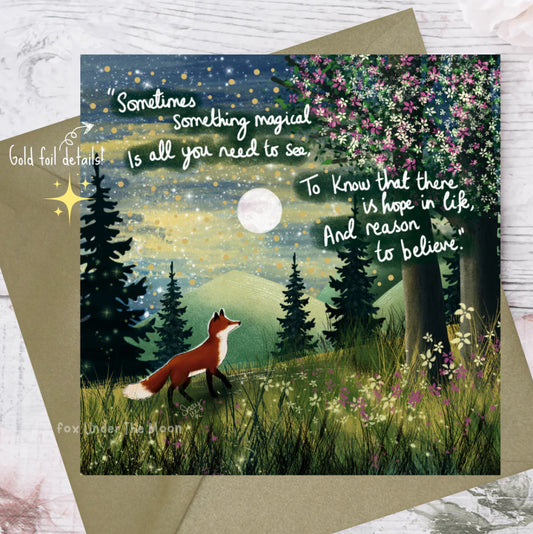 ‘Magical' Single Greeting Card
