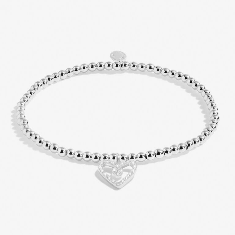 Mother's Day A Little 'Lucky To Have A Mum Like You' Bracelet In Silver Plating