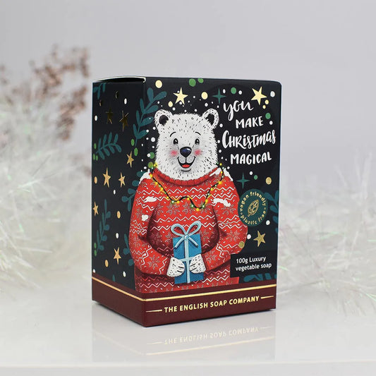 Christmas Polar Bear Mini Soap