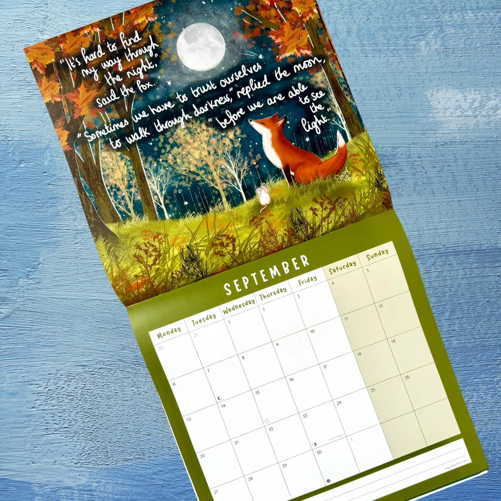 Fox Under The Moon 2027 Calendar