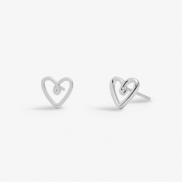 Life's A Charm  'Friendship' Earrings In Silver Plating