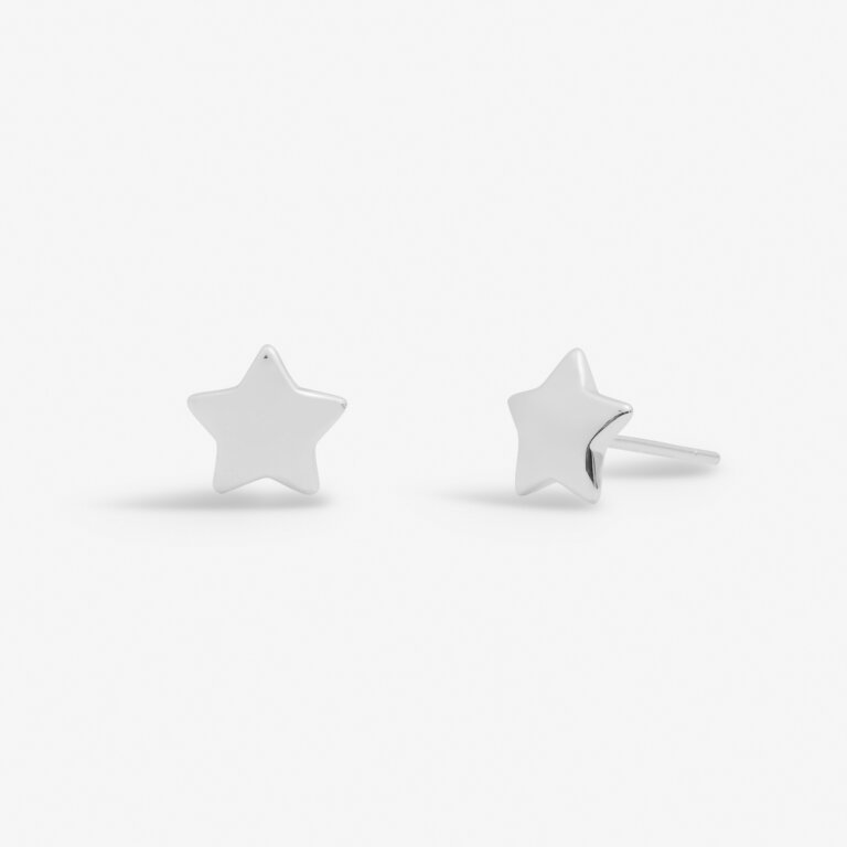 Life's A Charm  'Birthday' Earrings In Silver Plating