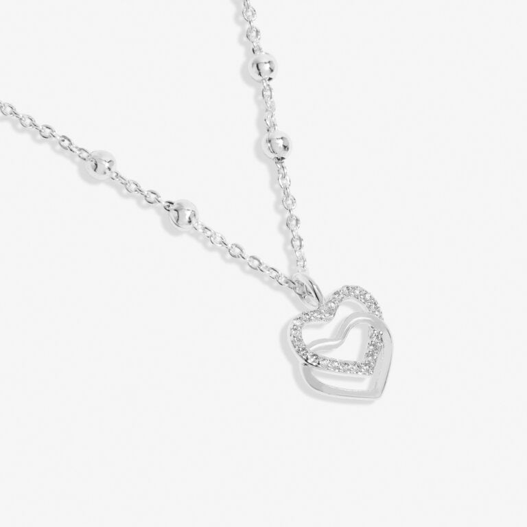 Merry Christmas Fabulous Friend Necklace in Silver Plating