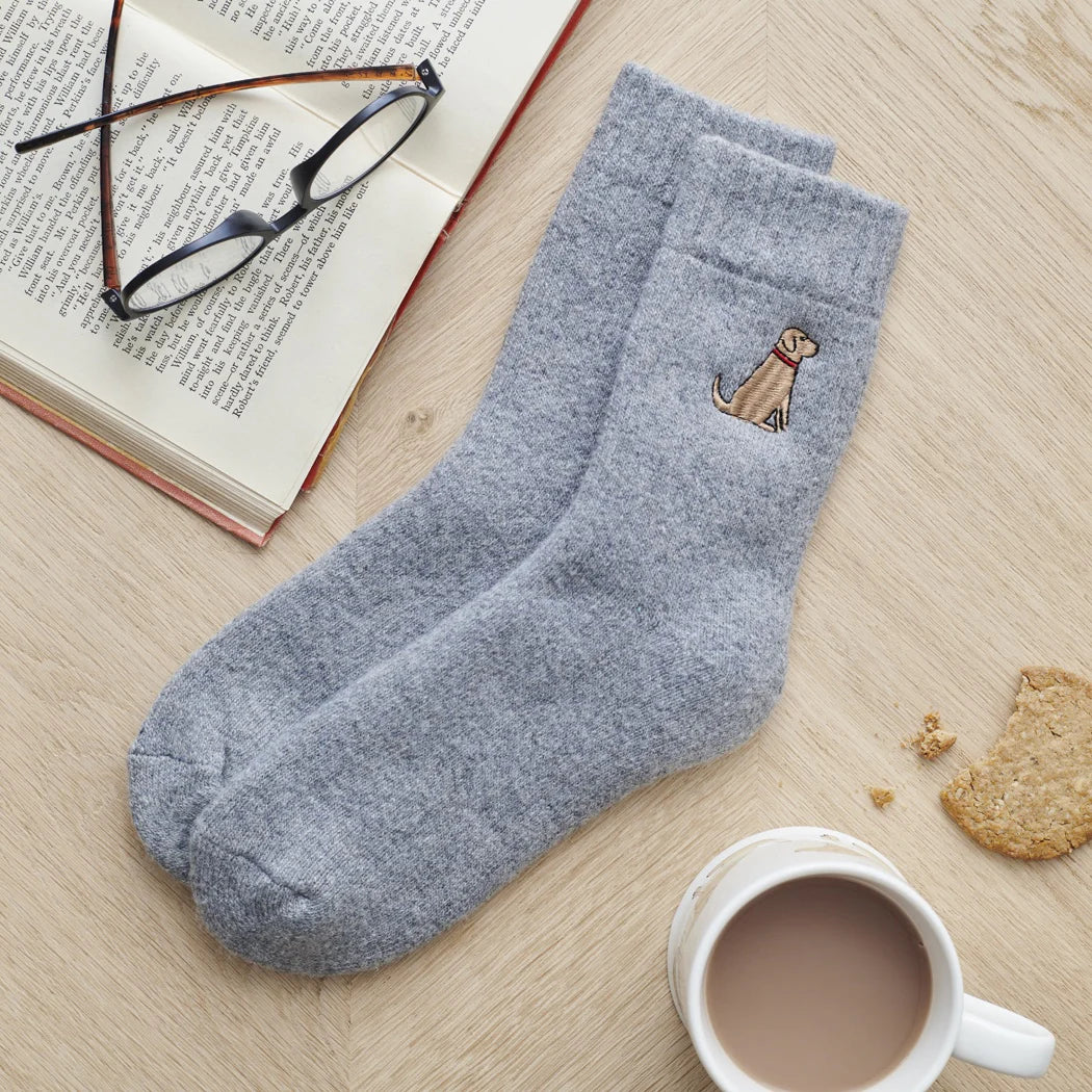 Sweet William Fox Red Labrador Dog Walking Socks