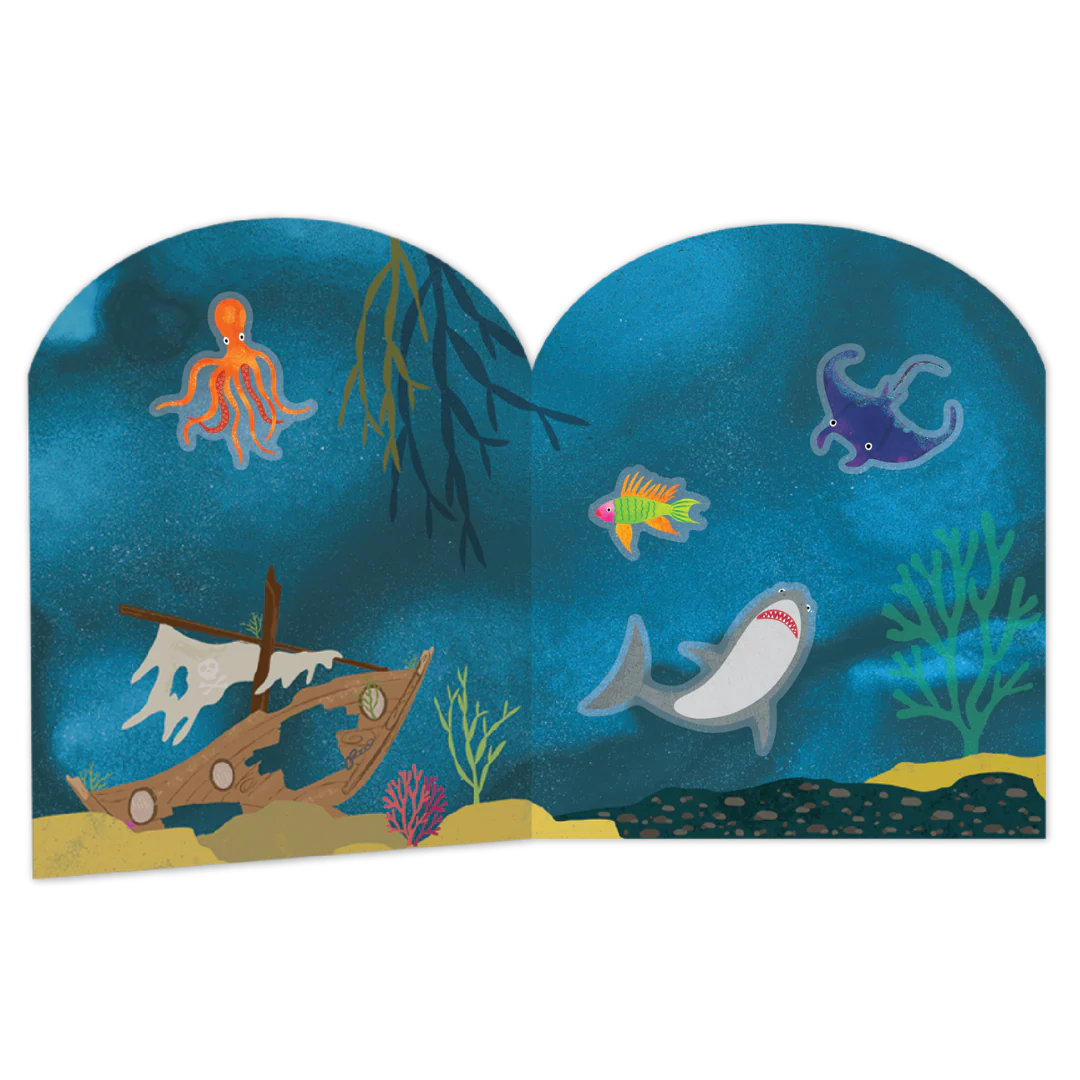 Stick N Play - Deep Sea Reusable Stickers & Sticker Scene Book