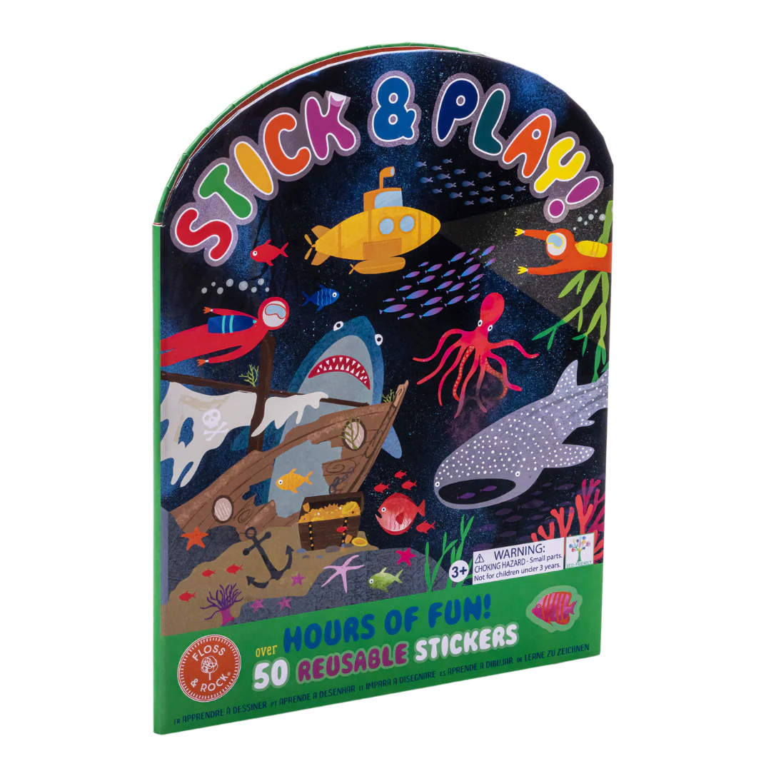 Stick N Play - Deep Sea Reusable Stickers & Sticker Scene Book
