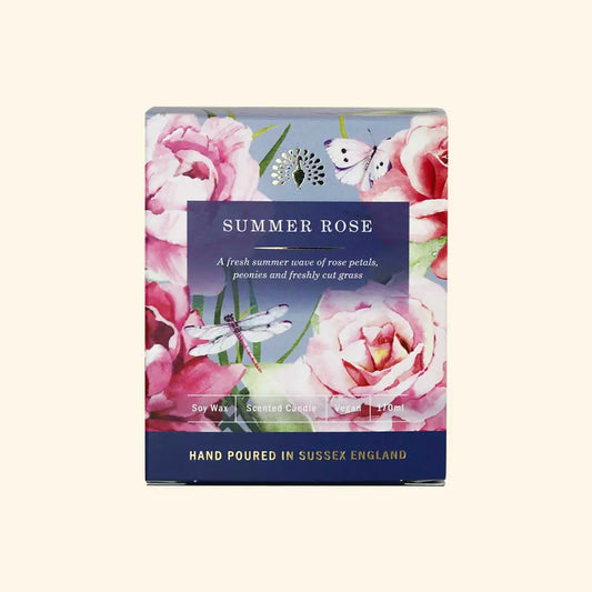 Summer Rose scented candle