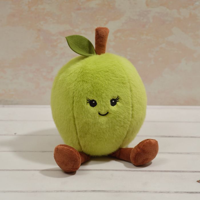 Sitting Apple Plush Toy