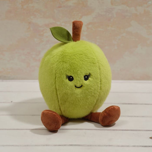 Sitting Apple Plush Toy