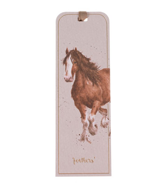 ‘Feathers’ Horse Bookmark