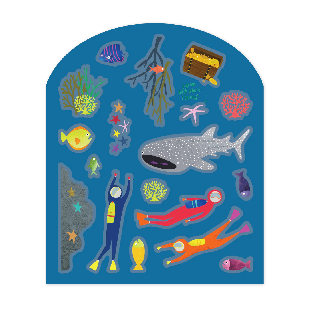 Stick N Play - Deep Sea Reusable Stickers & Sticker Scene Book