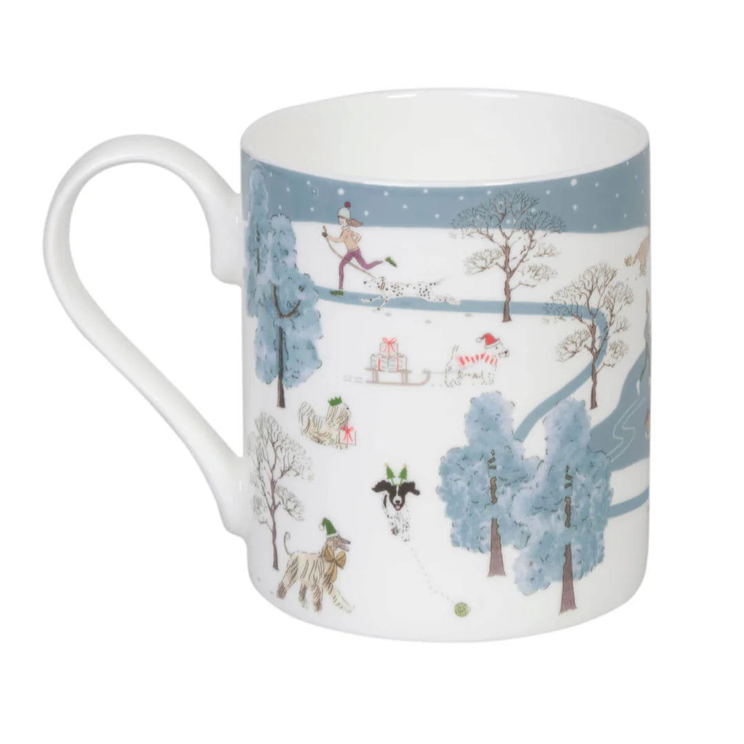 Christmas Dogs Mug