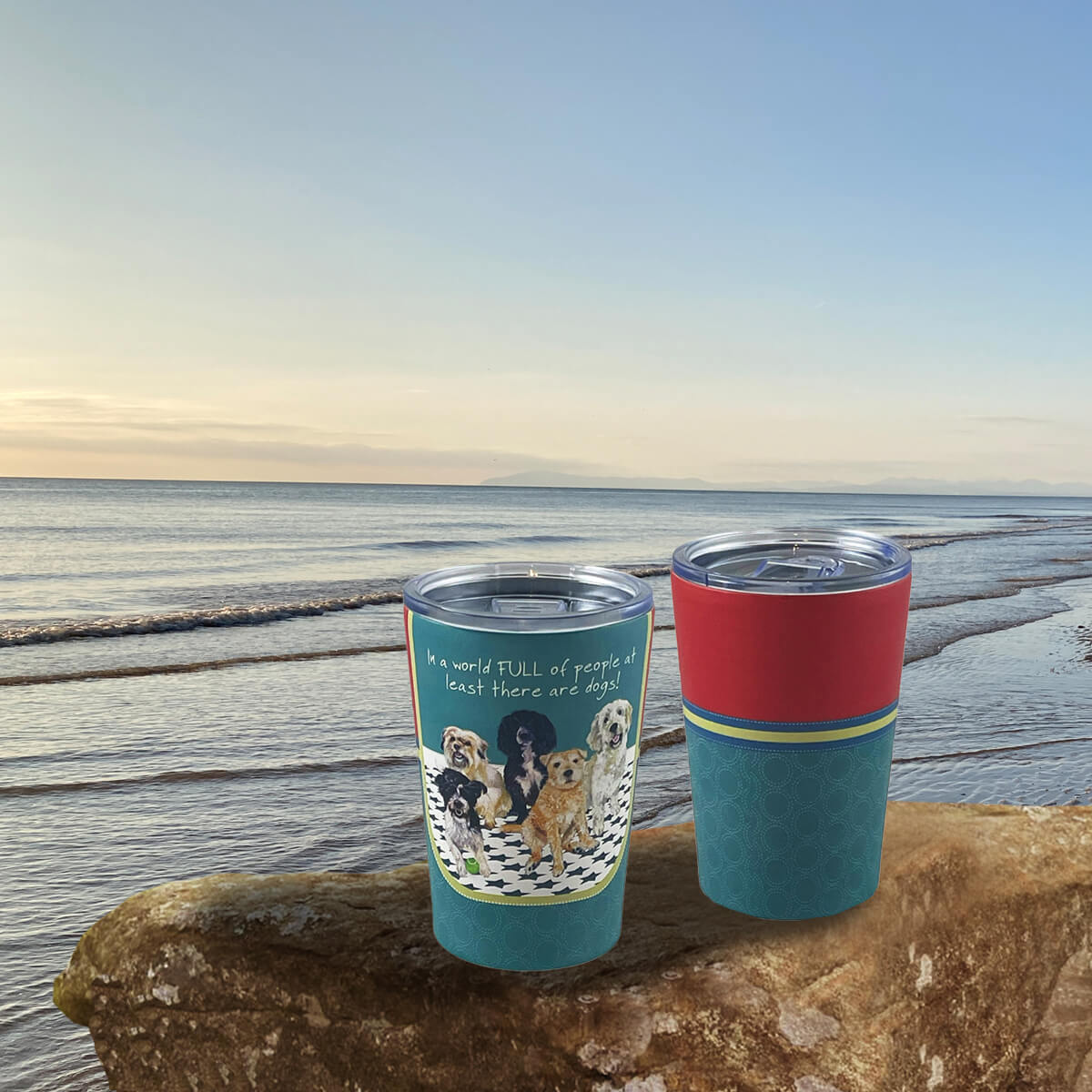 Funny Dogs Travel Cup | Small Vacuum Tumbler