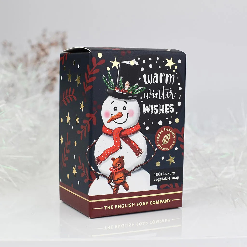 Christmas Snowman Mini Soap