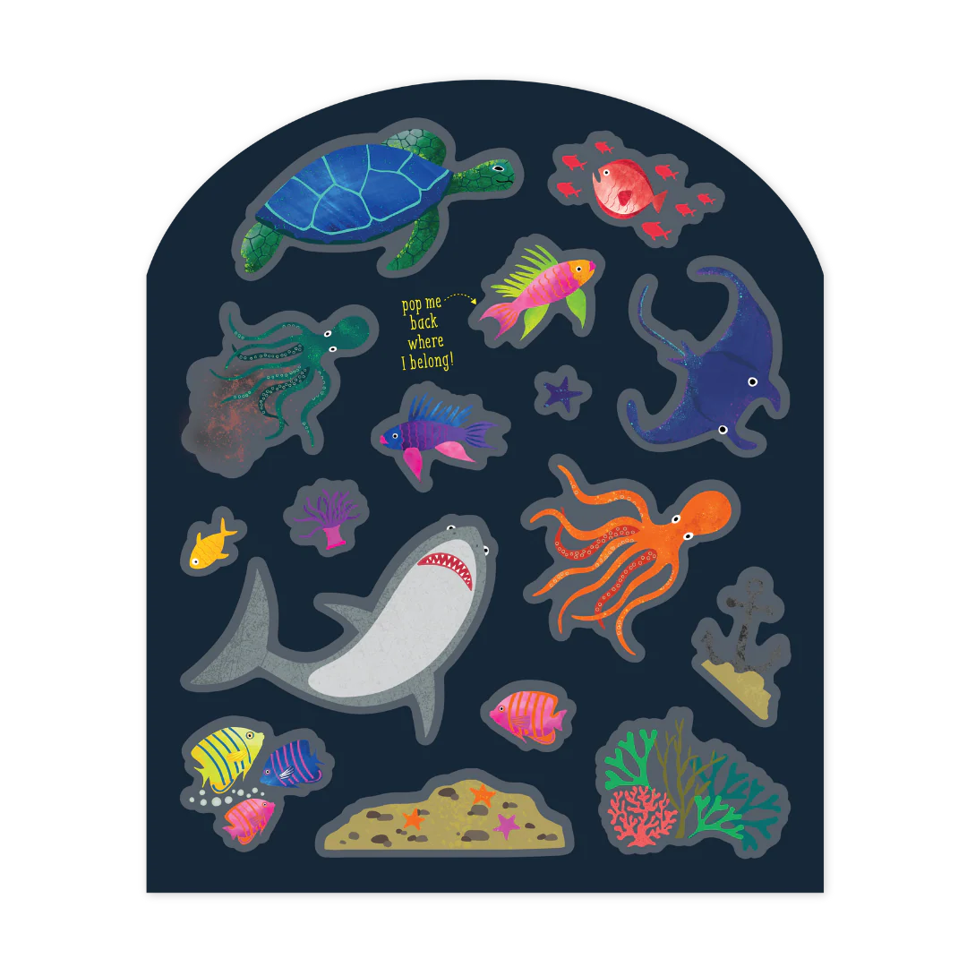 Stick N Play - Deep Sea Reusable Stickers & Sticker Scene Book