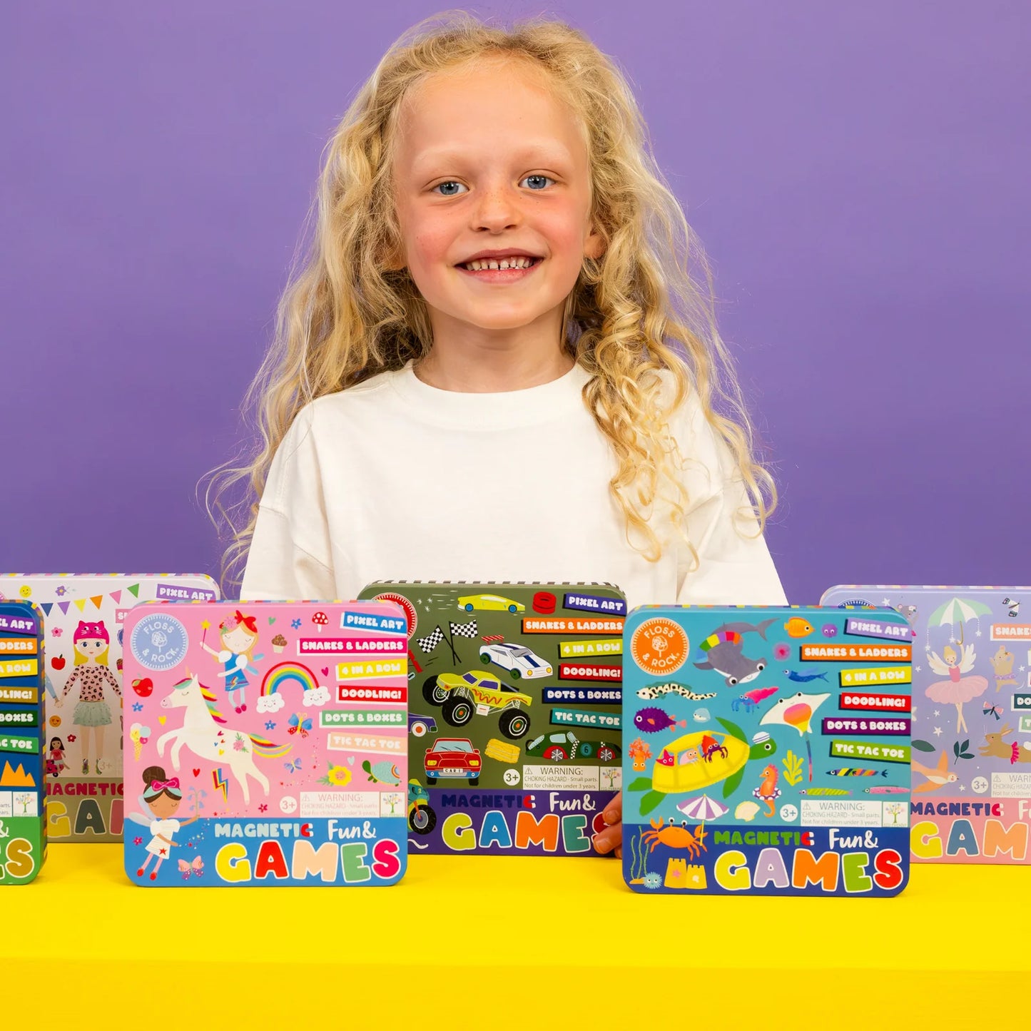 Magnetic Fun & Games Tin Set - Ocean