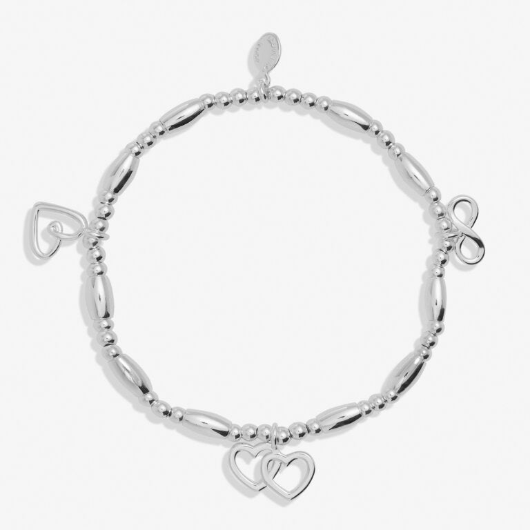 Life's A Charm 'Friendship' Bracelet In Silver Plating