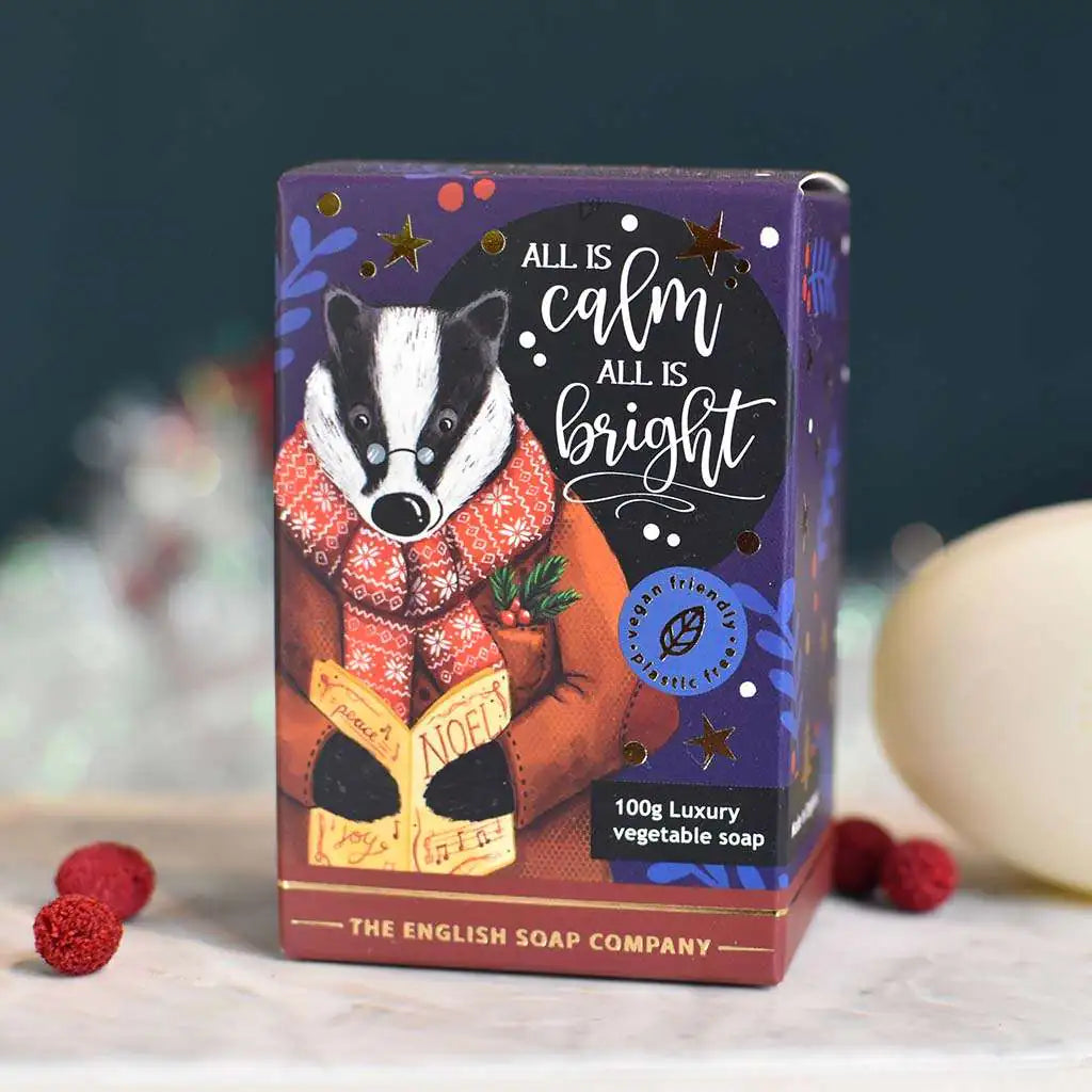 Christmas Badger Mini Soap