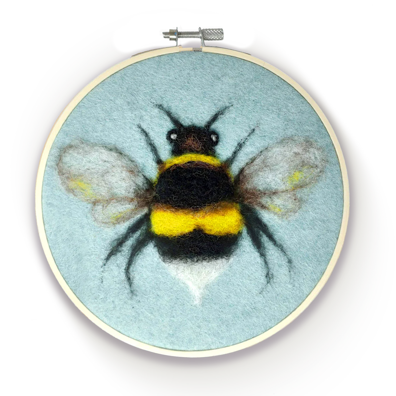 Bee in a Hoop Needle Felting Craft Kit