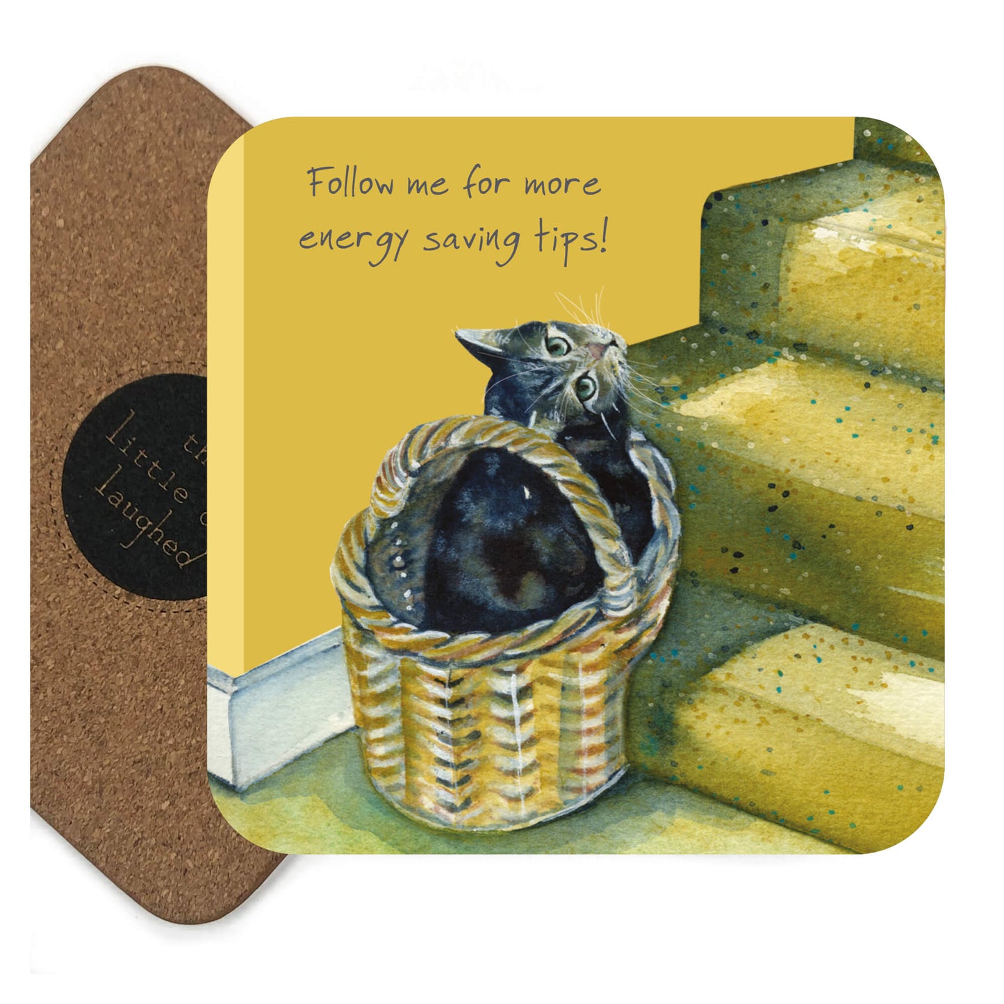 Coaster - Tabby Cat - Energy Saving!