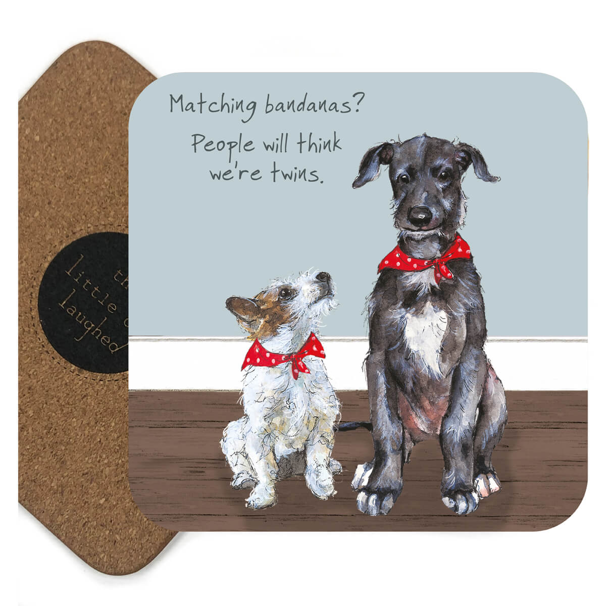 Coaster - Deerhound & Terrier - Twins!