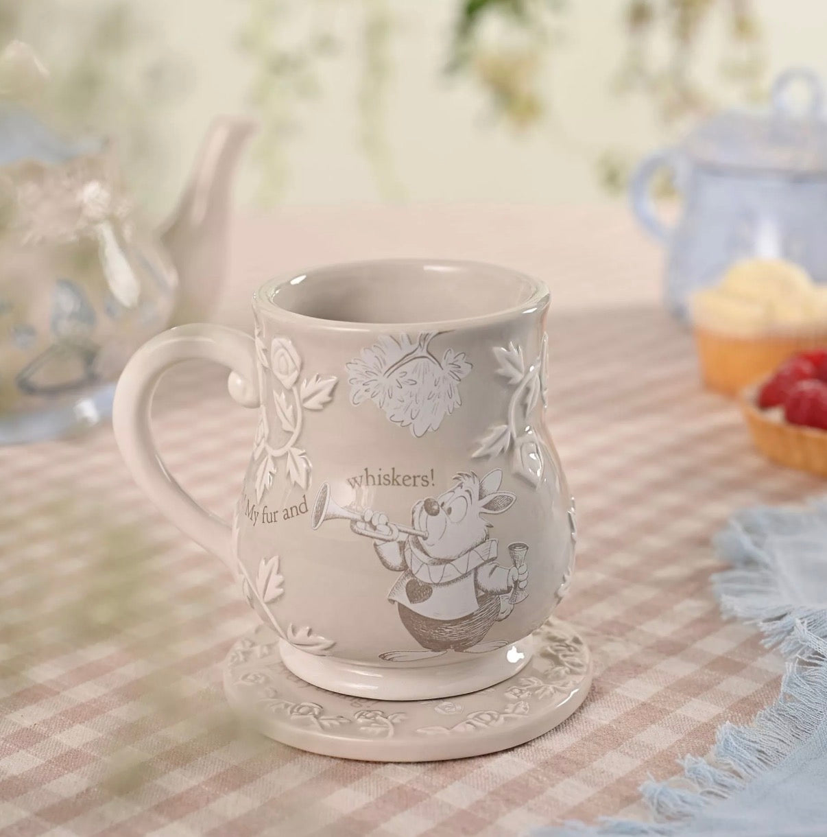 Disney Alice In Wonderland White Rabbit Ceramic Mug
