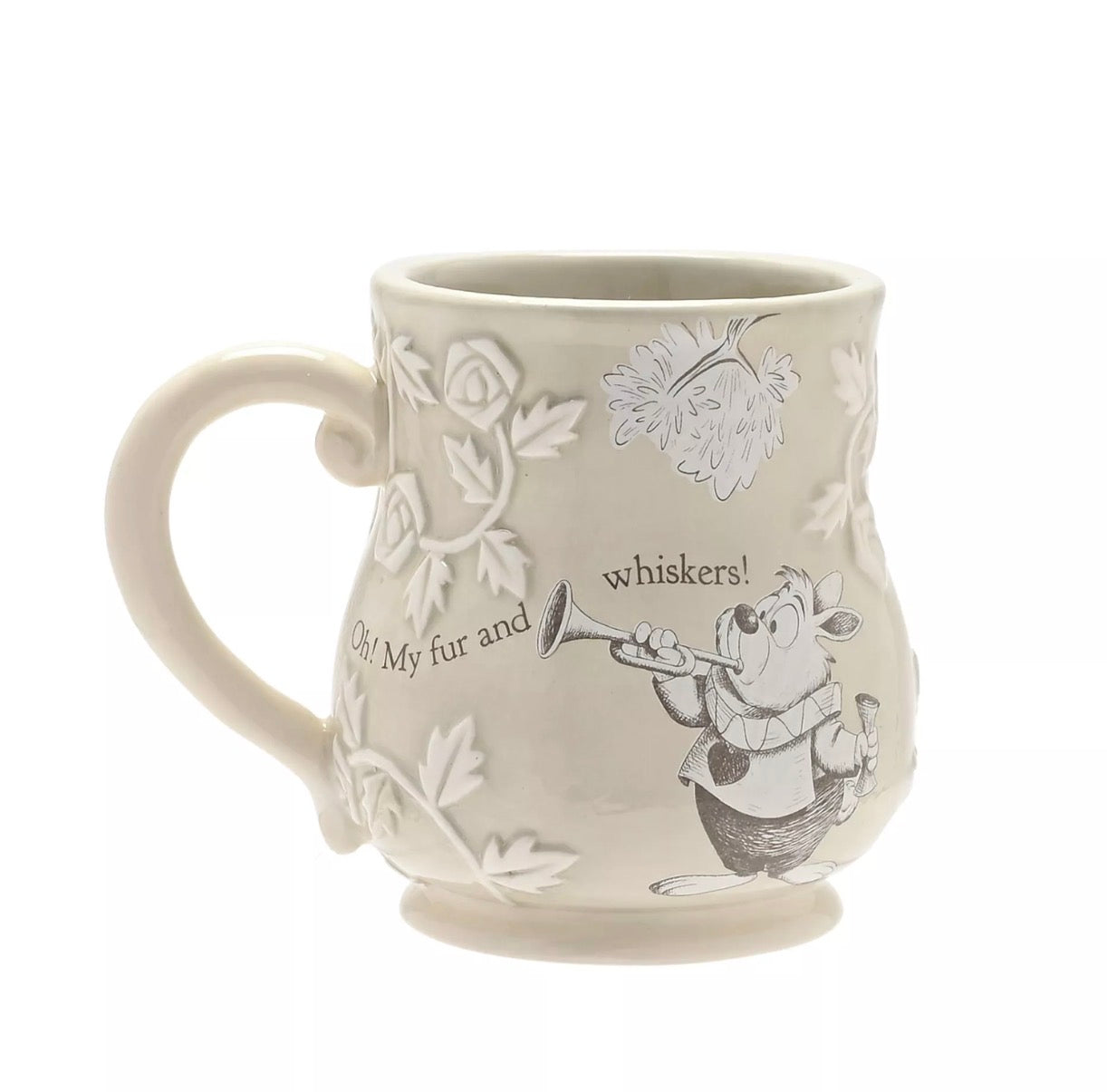 Disney Alice In Wonderland White Rabbit Ceramic Mug
